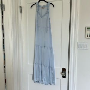 Sofia light blue maxi dress.